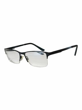 Shaq Eyeglasses Shaquille O’Neal Black Half-Rim Frames